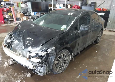 2014 Honda Civic Ex from USA, damaged, VIN 2HGFB2F80EH532401